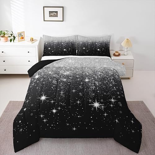 Miniatura 46 de Edredón de Flores Groovy de los años 60, 70 y 80, Flores Rosa, Morado, Amarillo, Juego de Edredón Retro Floral Boho para Niños, Niñas, Juego de