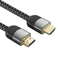 Vista 6 de Zeskit Maya 8K 48Gbps certificado Ultra alta velocidad, Cable HDMI de 6.5 pies, 4K120 8K60 144Hz eARC HDR HDCP 2.2 2.3 compatible con Dolby Vision