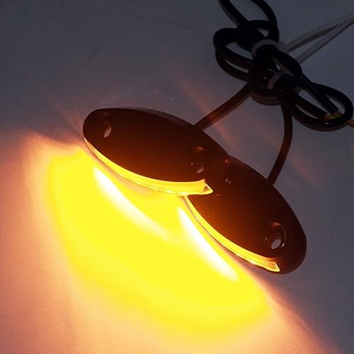 AfterMokit Bloque de espejo LED de repuesto para placas base para Honda CBR250R 2011-2013 CBR600F4 1999-2006 CBR600RR 2003-2020 CBR900RR 2001-2003