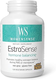Natural Factors -, WomenSense, EstroSense, Hormone Balancing,120 Vegetarian Capsules