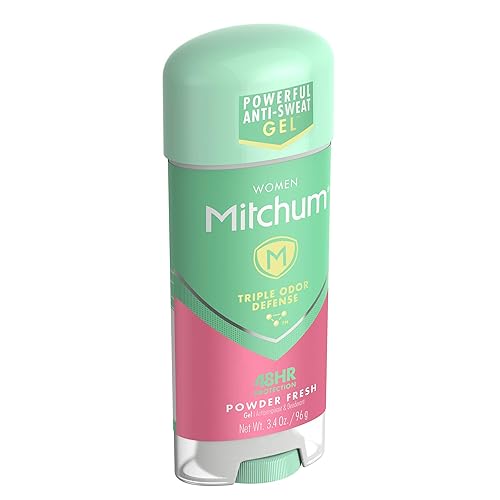 Miniatura 2 de Mitchum Desodorante antitranspirante en polvo de gel transparente fresco para mujeres, 3.40 oz (paquete de 2)