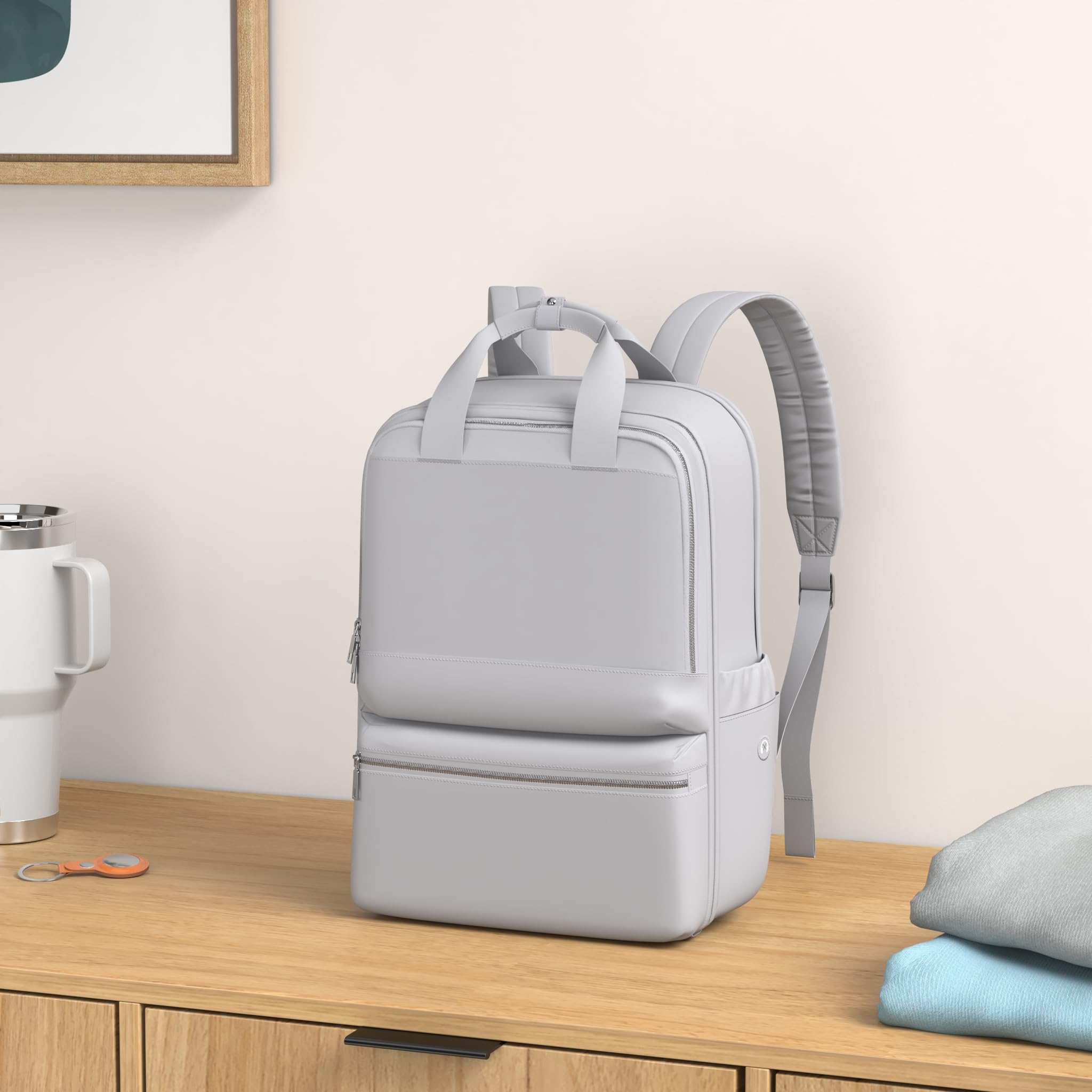 UPPACK Zaino Ryanair 40x20x25 Zaino Da Viaggio aereo Bagaglio a Mano Donna Zaino Borse da Cabina Borsa da Viaggio aereo Zaino per PC Impermeabile Casual Daypack