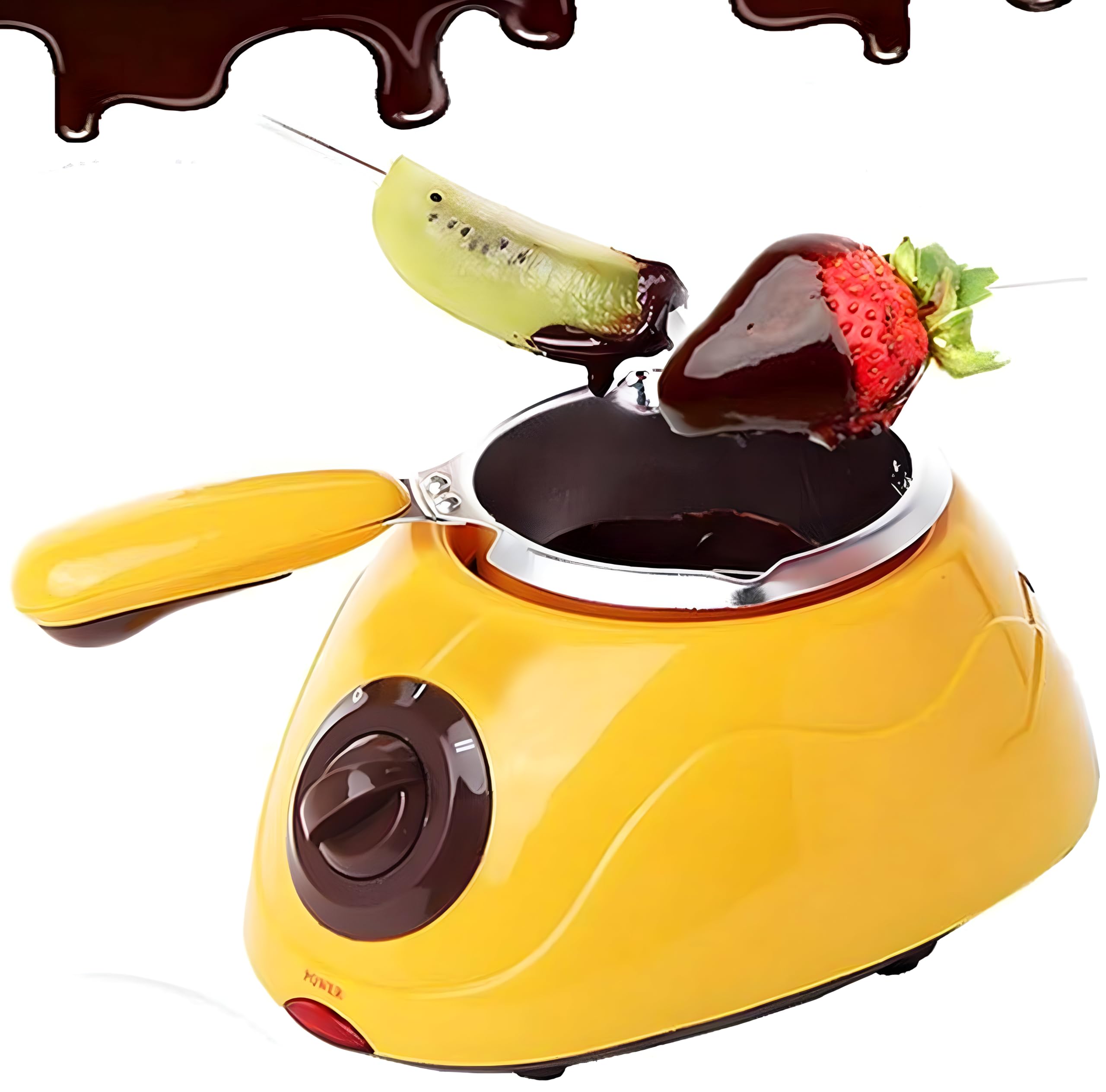 “Electric Chocolate Melting Pot – Convenient Fondue Maker for Home Bakers and Dessert Enthusiasts – Perfect for Melting, Tempering, and Warmer for Chocolate”