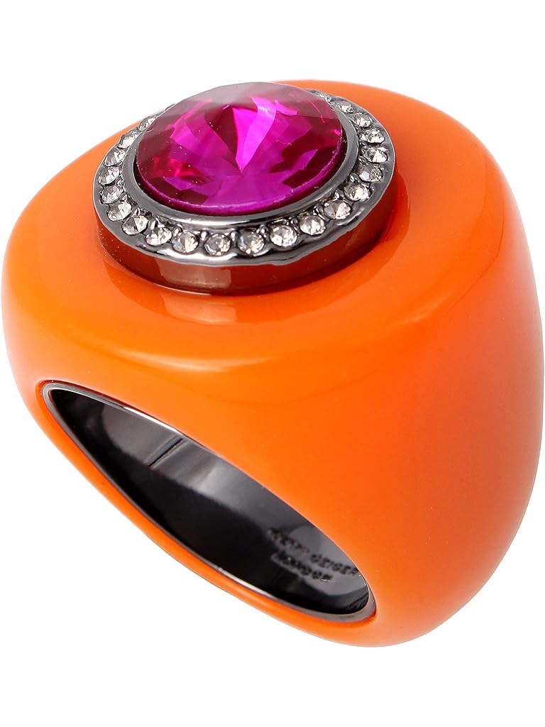 Kurt Geiger London Round Stone Resin Statement Ring