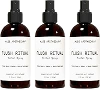 Vista 54 de Muse Apothecary Flush Ritual - Aerosol para inodoro aromático y refrescante, usar antes de ir, 4 onzas, infundido con aceites esenciales naturales