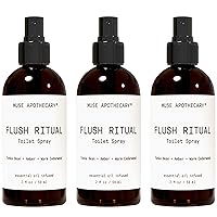 Vista 60 de Muse Apothecary Flush Ritual - Aerosol para inodoro aromático y refrescante, usar antes de ir, 4 onzas, infundido con aceites esenciales naturales