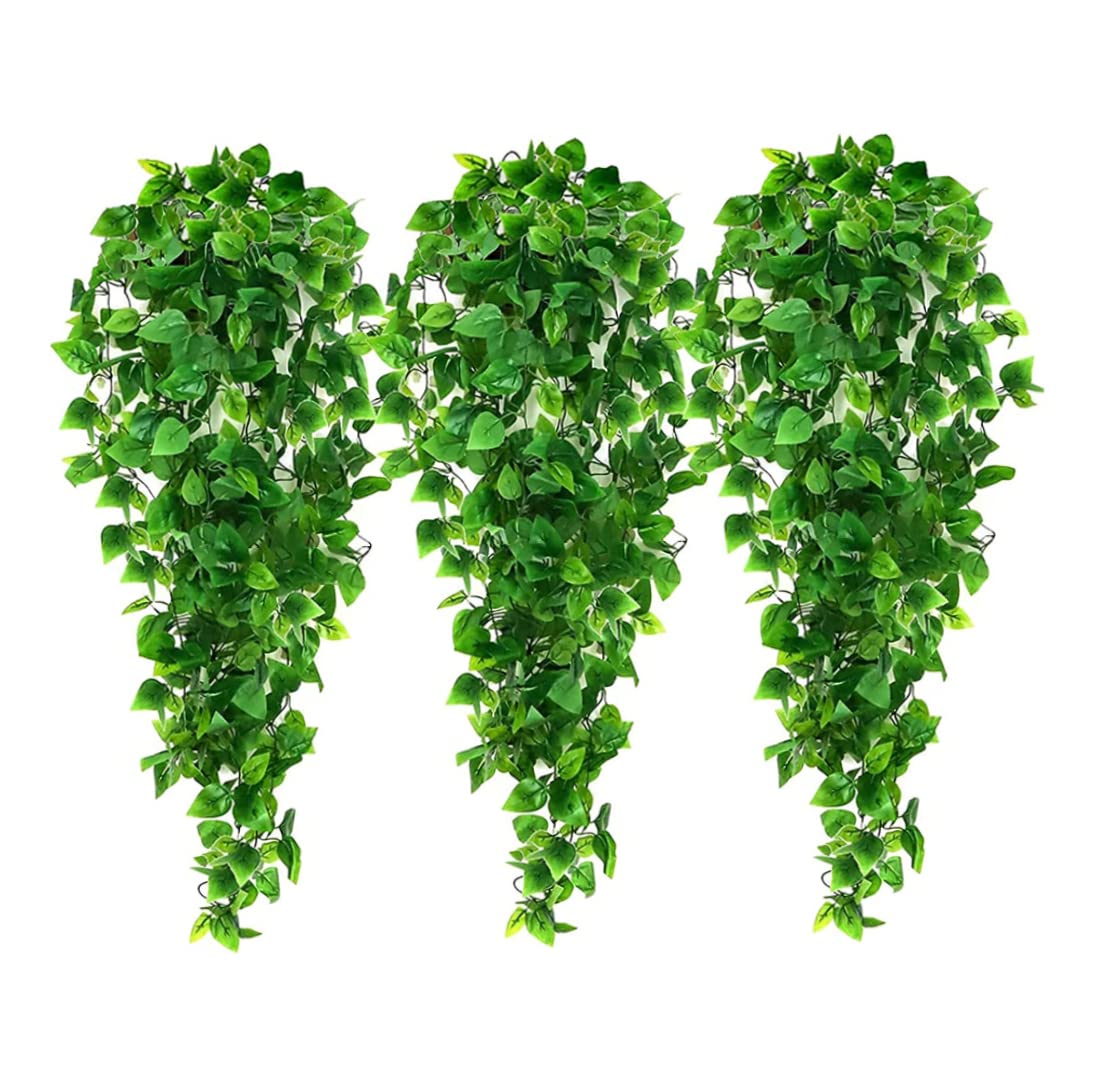 Plantes suspendues artificielles pour cacher les murs vides