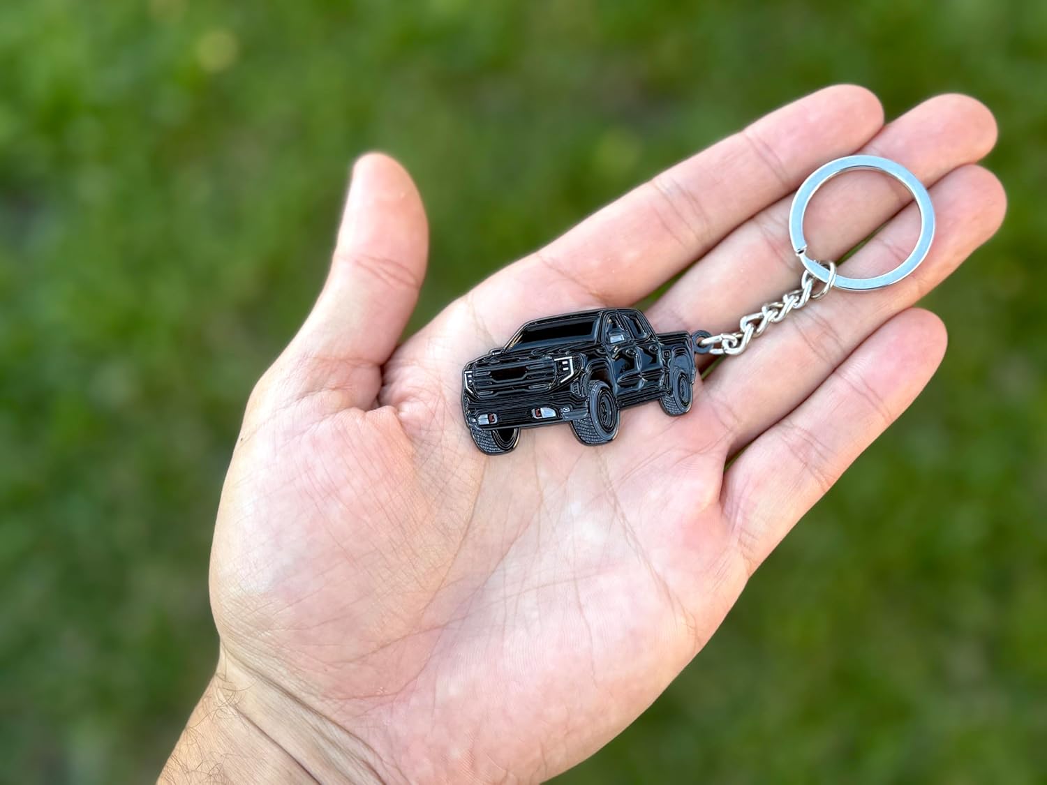 Sierra Keychain compatible with GMC Sierra 1500 Accessories AT4 Denali 2025 2024 2023 Fob Key Chain Truck