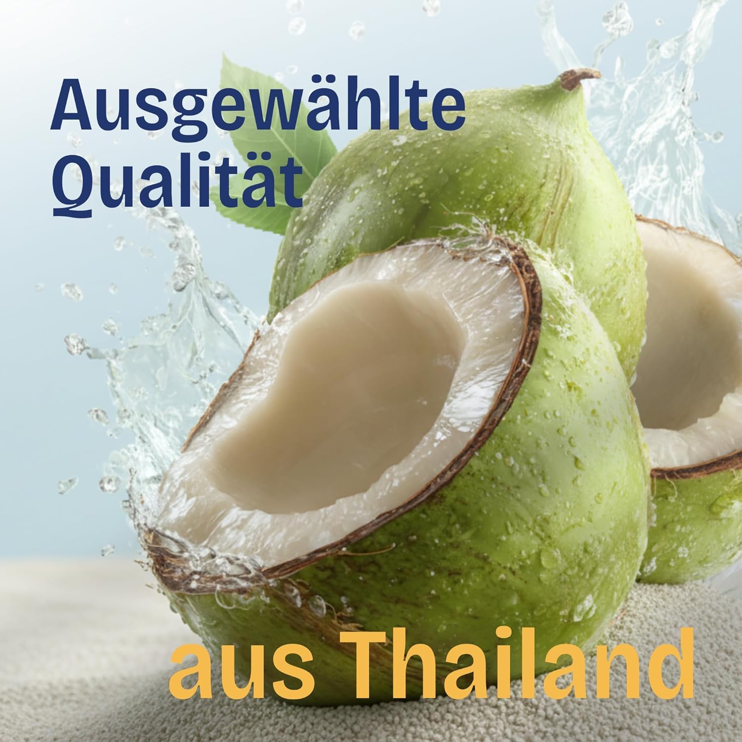 Thai Coco 100% Kokoswasser aus Thailand – Natürliches Coconut Water mit Elektrolyten – Ohne Zuckerzusatz & Ohne Konservierungsstoffe – 12x1L Tetra Pak – Hydration Getränk für Sport & Alltag