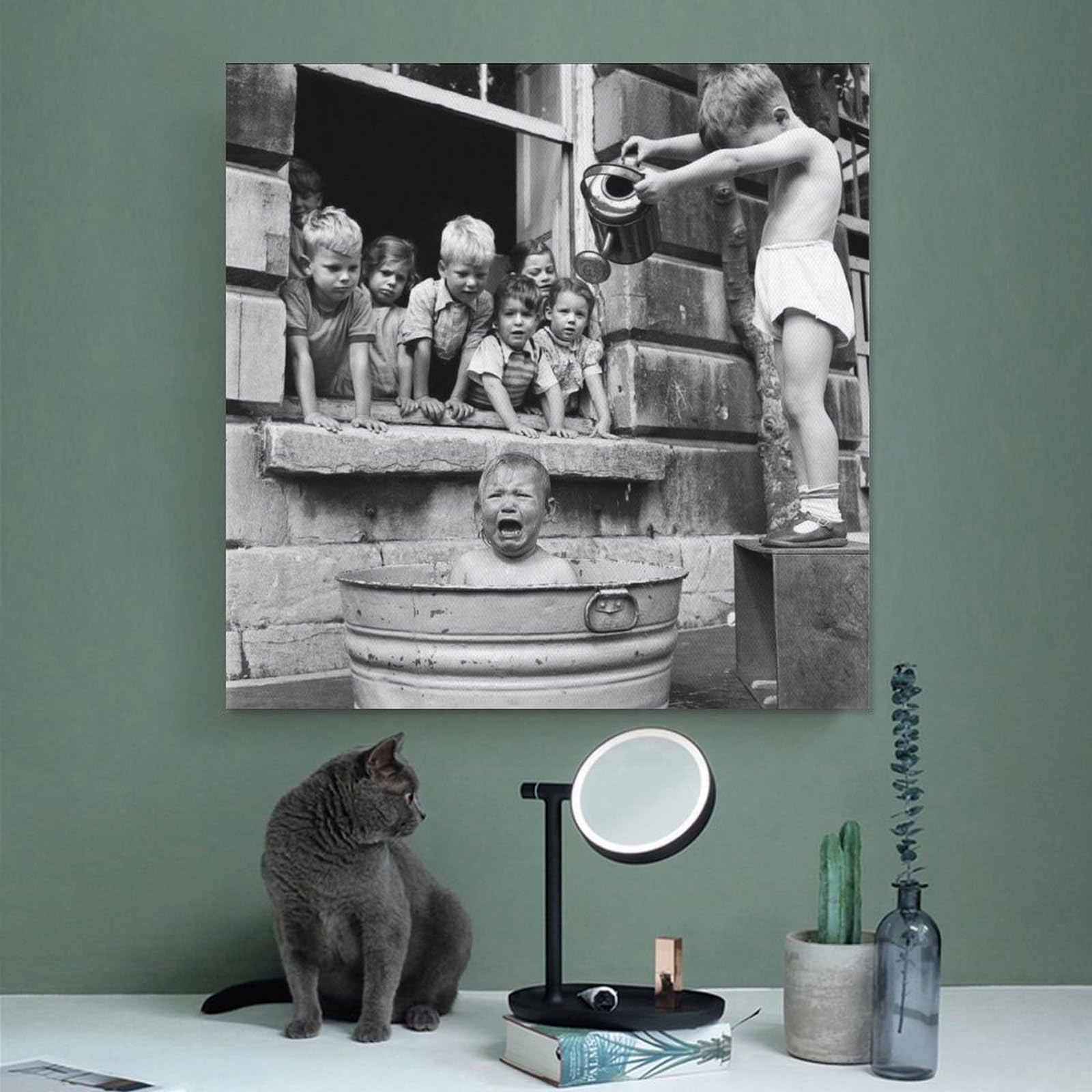 Poster Sur Toile Robert Doisneau Art 3 - Décoration De Chambre à Coucher - Paysage Sportif - Décoration De Bureau - Cadre Cadeau - 30 X 45 Cm