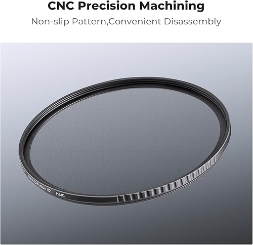 Miniatura 6 de K&F Concept Filtro de difusión negra de 2.283 in con 1 filtro de efecto cinematográfico con 18 recubrimientos multicapa para fotografía de