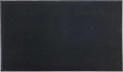 Miniatura 4 de Guardian Easy Step Scraper 3 x 10 (33 x 115 pulgadas), interiorexterior, resistente, tapete de goma sólida, color negro