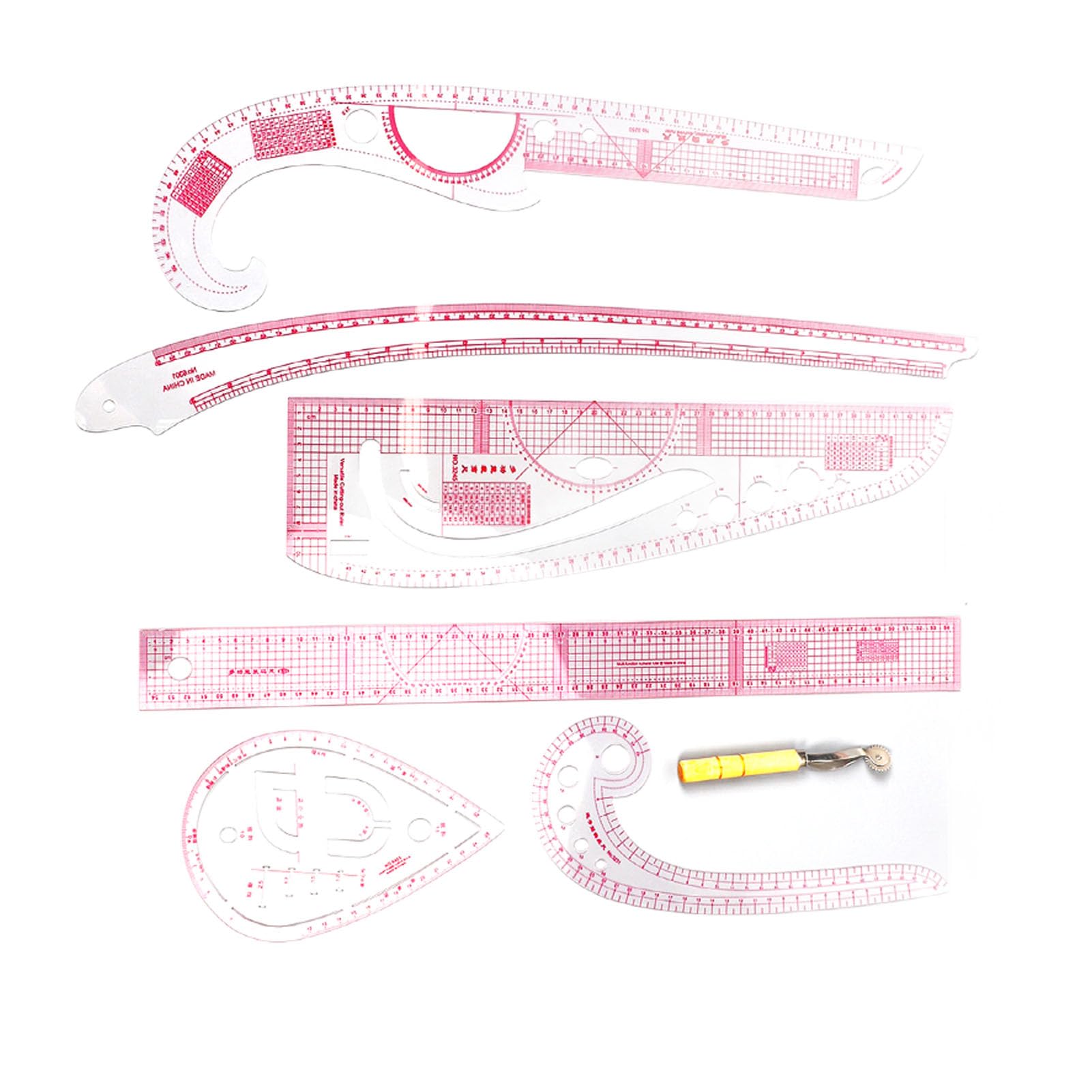 Snapklik.com : 7-Pieces Sewing Rulers Set For Accurate Pattern Making ...