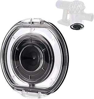 Dust Bin Lid Replacement for Dyson V6 Vacuum Cleaner Dust Bin Base Parts Models DC58 DC59 DC62 DC72 DC74 SV03 SV07 SV09 Dust Bin Door/Dirt Cup Lid/Dust Box Lid/Dust Bucket Cover With Sealing Ring Lid