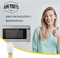 Vista 7 de AMI PARTS WB36X10003 Bombilla de 40 W 130 V Microondas Repuesto Compatible con General Electric Hotpoint Microondas (2 piezas)