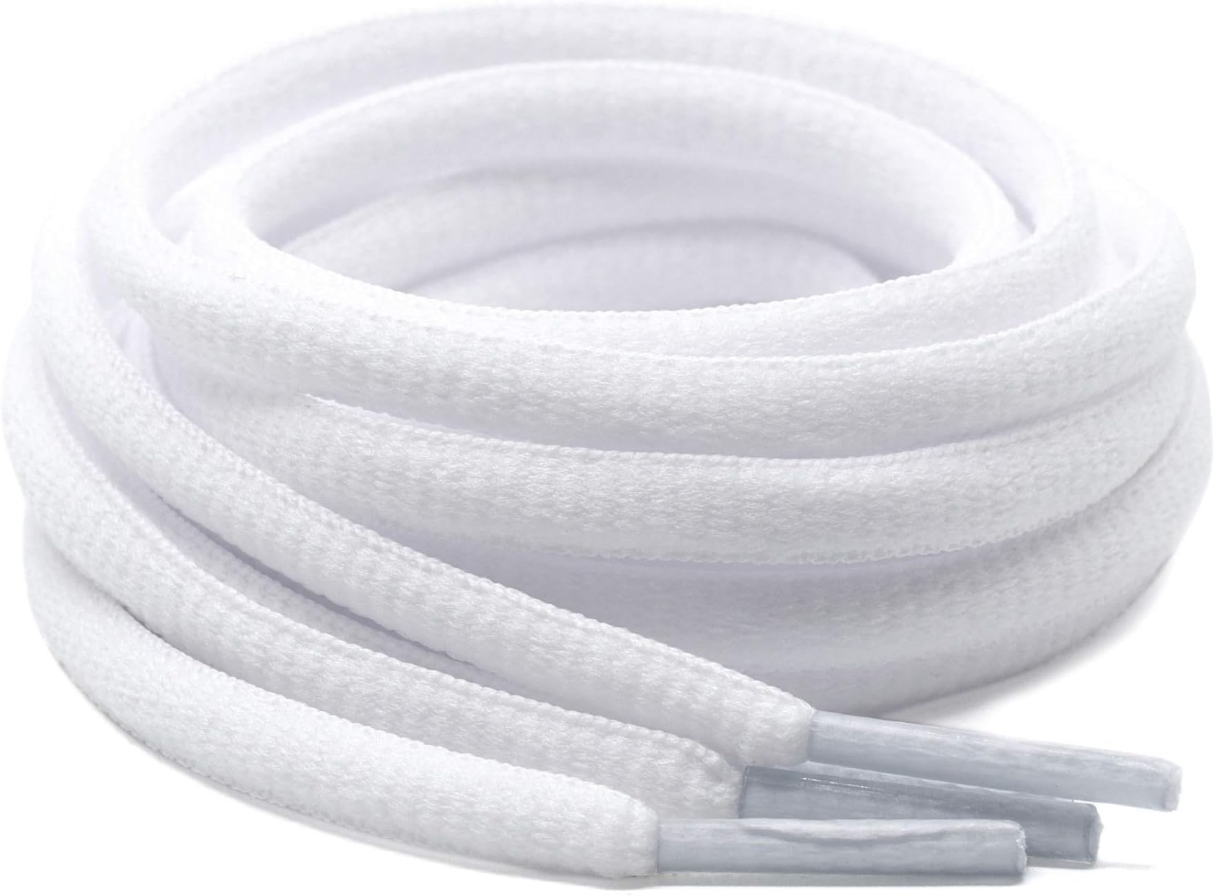 DELELE2Pair Oval Shoes laces 42 Colors Half Round 1/4" Athletic ShoeLaces for Sport/Running Shoes Shoe Strings