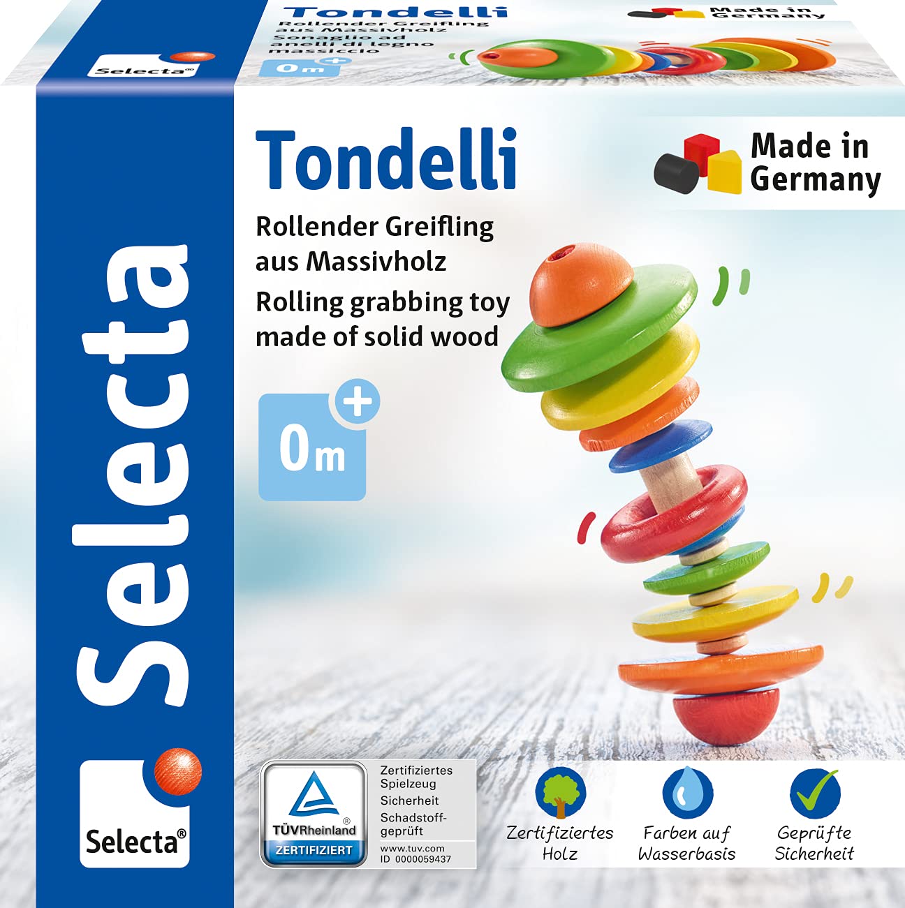 Selecta61042 Tondelli, Rollender Greifling, 12 cm