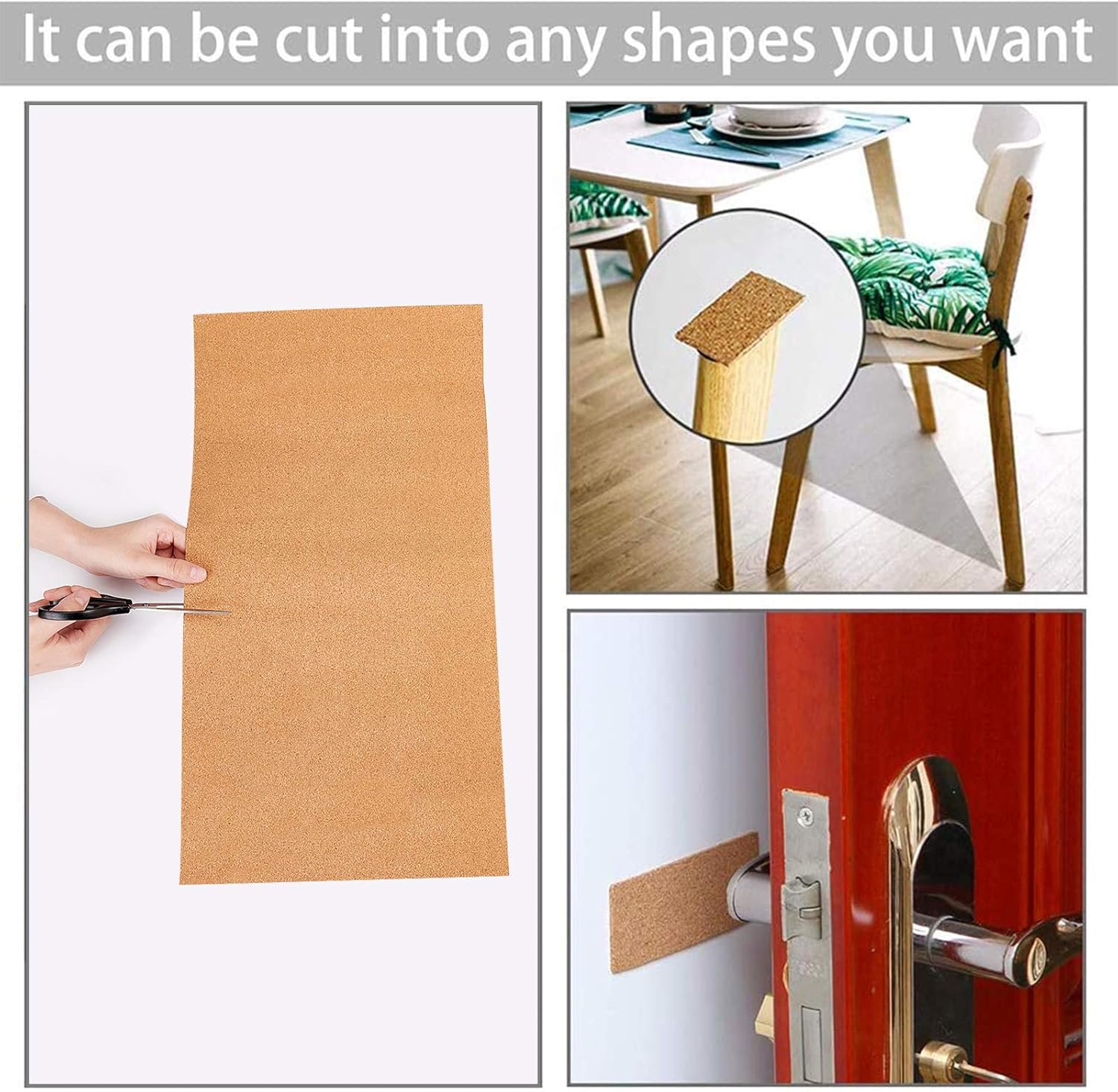 Amazon Co Jp Benecreat 60x30cm 粘着コルクシート コルク生地 自己粘着 厚さ2mm 断熱性 遮音 滑り止め 粘着シート コースター フォトボード 椅子マット 室内装飾用 ハンドメイド用素材 ホーム キッチン