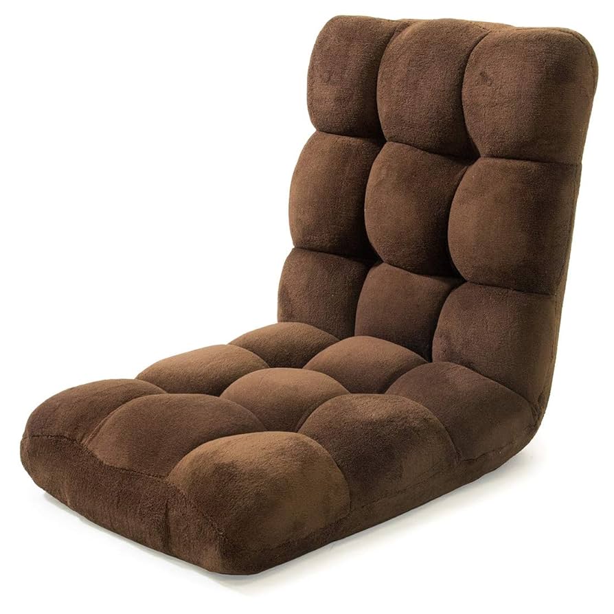 Amazon | モコモコ座椅子 ブラウン | nobusena interior | 座椅子