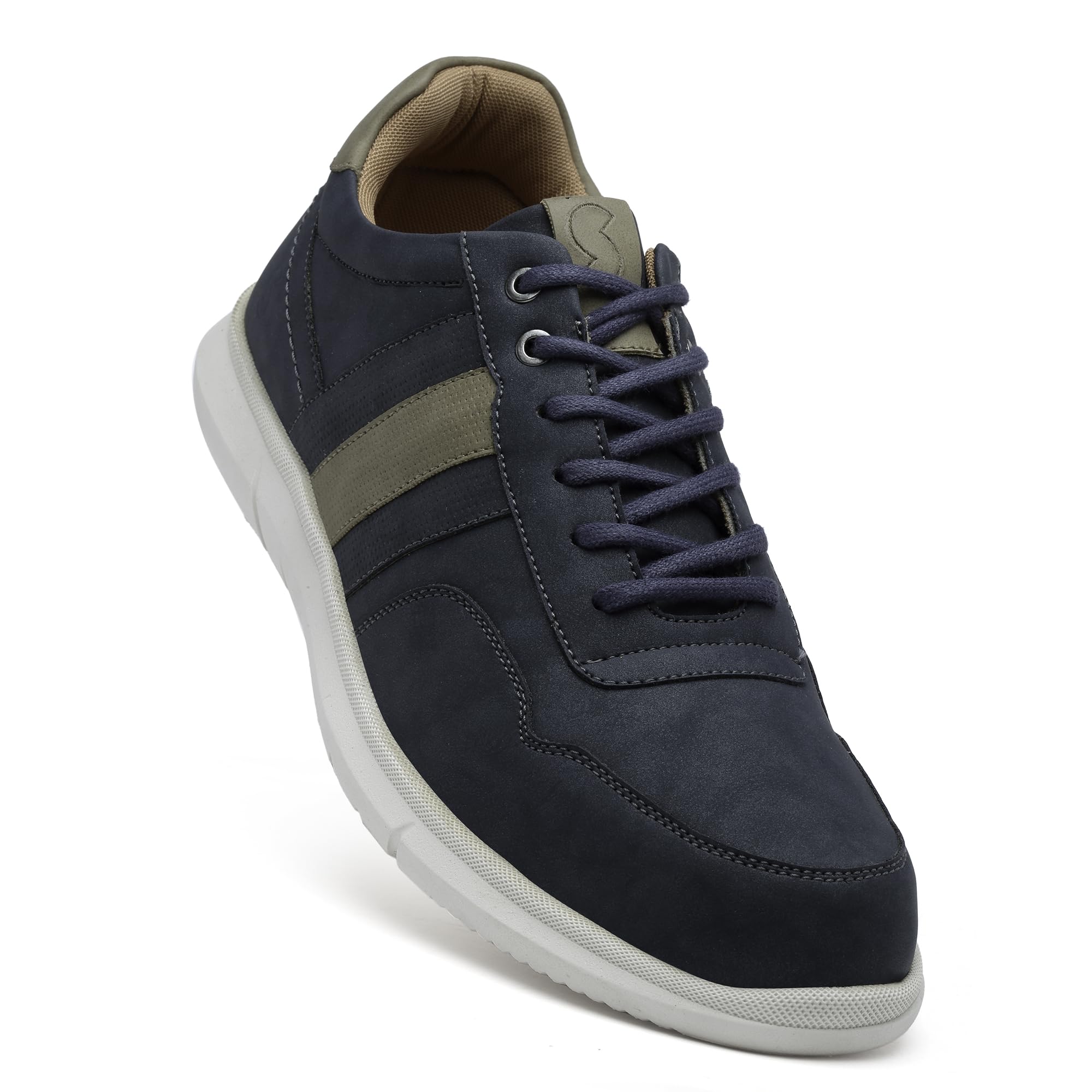 SOLETHREADS Urbane | Casual Sneaker Lightweight Cushioned Lace-up Shoes for Men | Navy | 7UK (B0C63X6X3P) Amazon Price History, Amazon Price Tracker