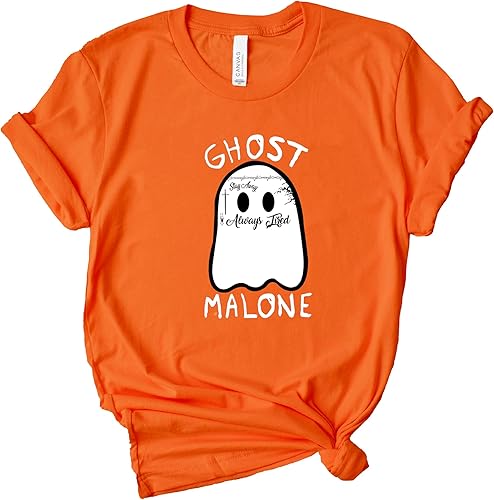Miniatura 6 de Ghost Shirt For Women And Men, Malone Halloween Shirt, Ghoul Face Tshirt, Spooky Halloween Costumes, Fall Christmas Clothes, Always Tired Graphic