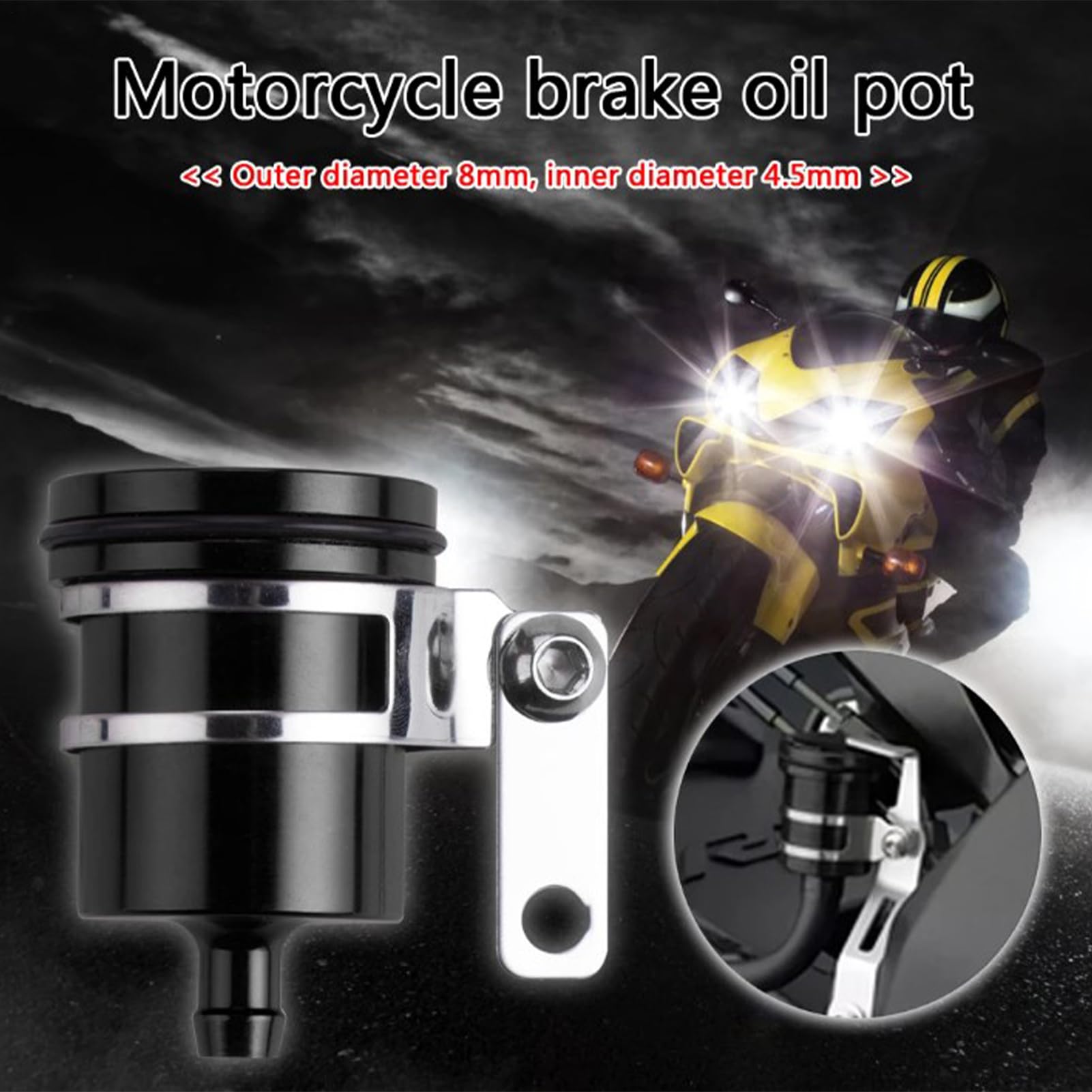 Moto Serbatoio Carburante Tazza Olio Moto Freno Frizione Serbatoio Cilindro Fluido Serbatoio Olio Tazza Fluido Olio Tazza Per BR&UTALE 675 910 800 - 8