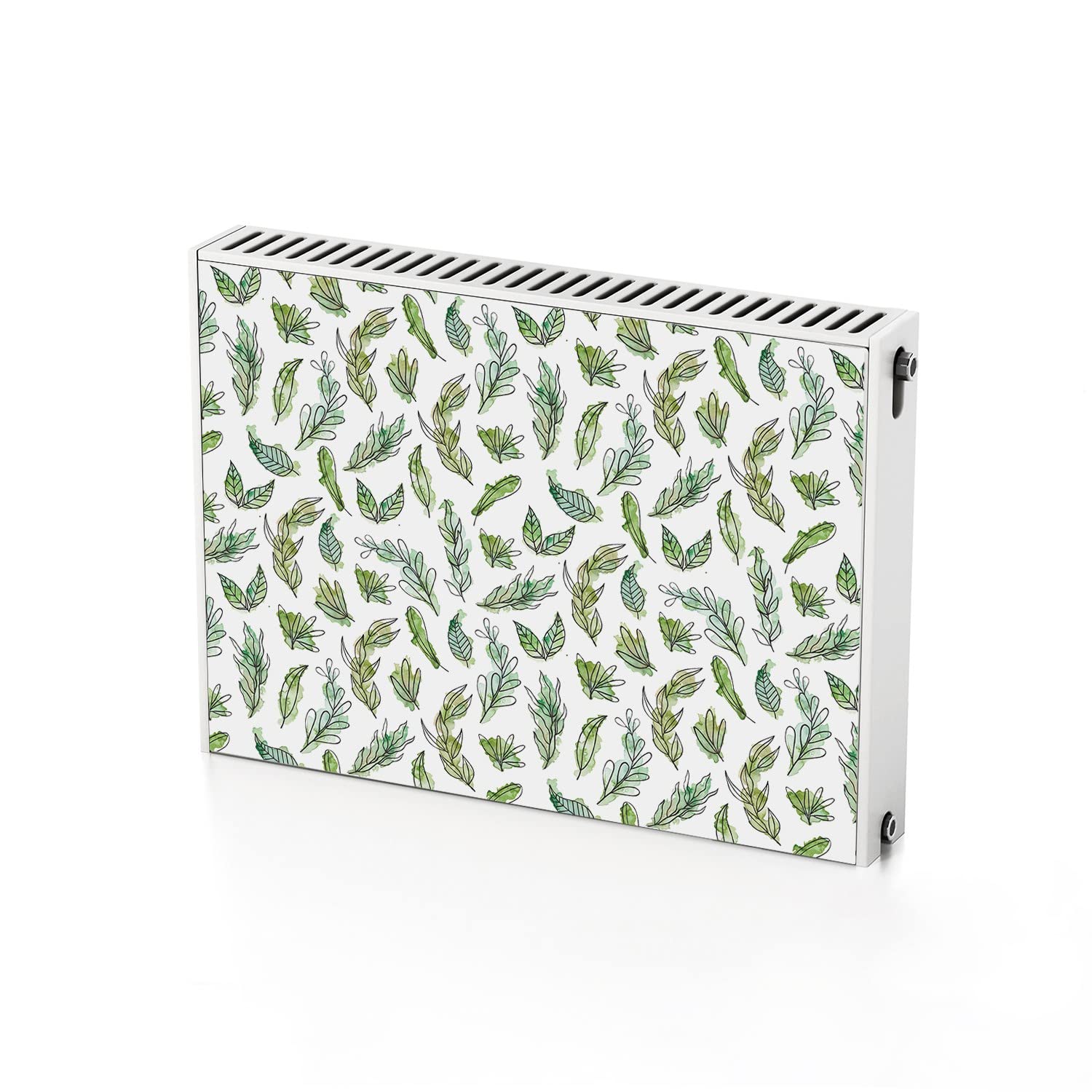 Autocollant de radiateur 80x60 cm crée une oasis de nature verte dans votre chambre