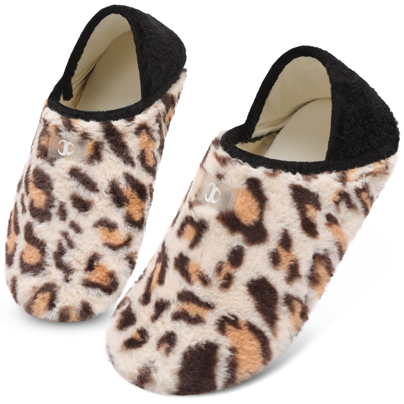 Scurtain House Slippers for Women Men House Shoes Comfy Socks Lightweight Unisex Adults Barefoot Shoes Non-Slip Travel Slippers