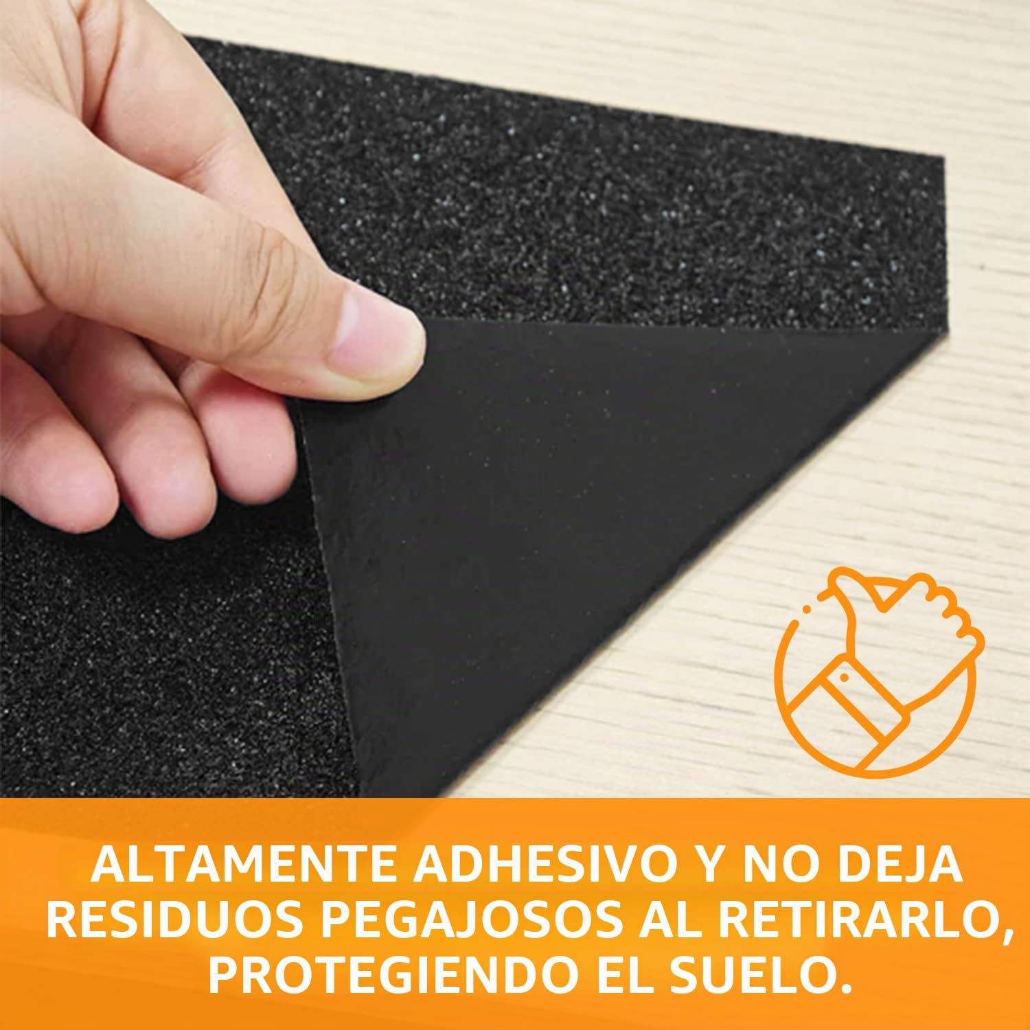 QILIMA Negro Cinta Antideslizante Escaleras Cinta Adhesiva Antideslizante Cinta Adhesiva Antideslizante para Interiores y Exteriores 15 cm x 10 m