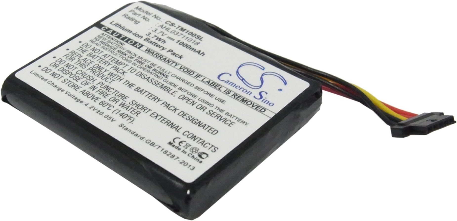 AHL03711018 Batterie de Remplacement pour TomTom Go 1000 et Go 1005