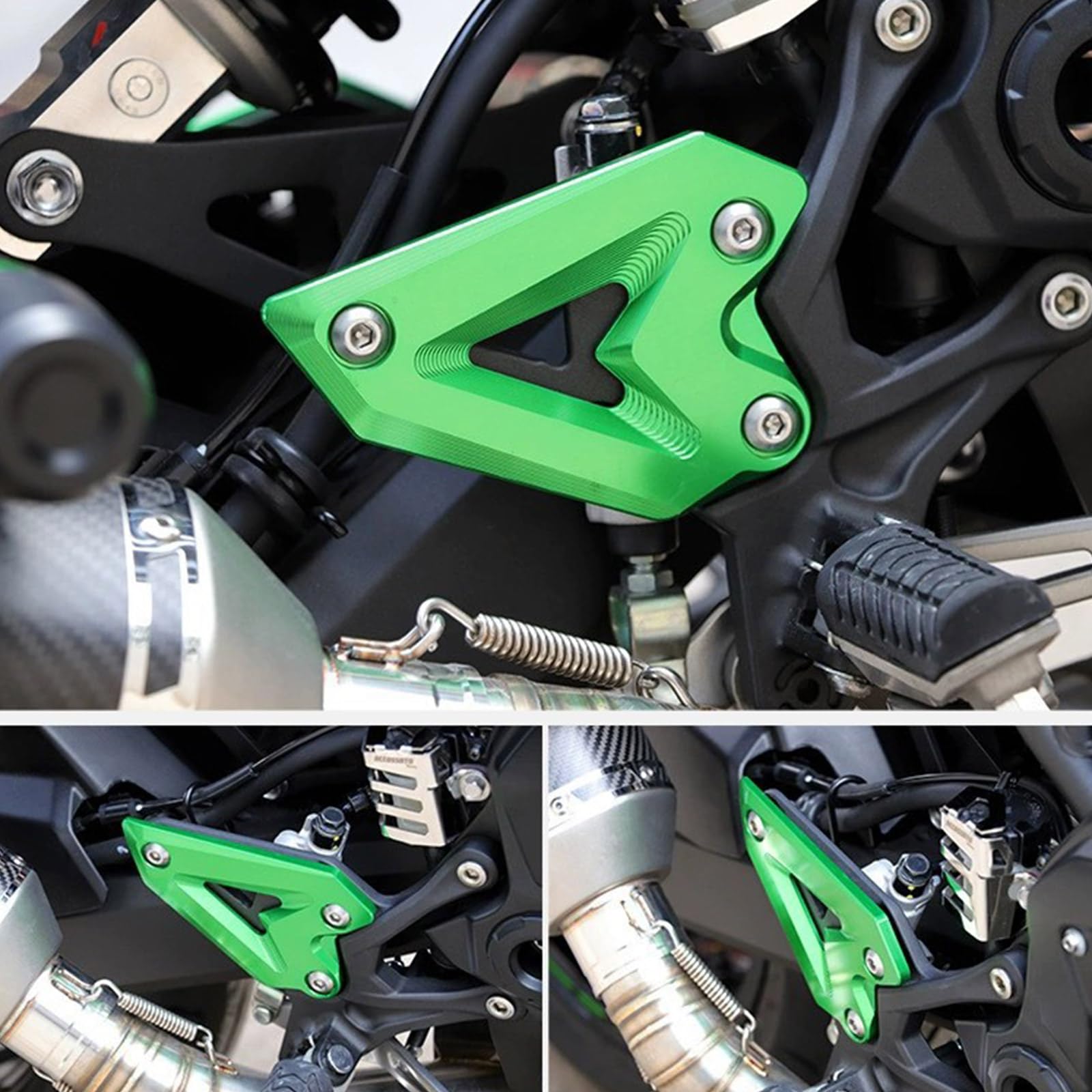 Protection De Repose-pieds De Moto En Alliage D'aluminium Pour Z900 2017-2021 (rouge