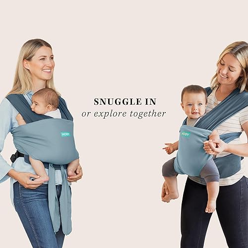 Miniatura 8 de Moby Portabebés fácil de envolver  Portabebés y envoltura en uno para madres, padres y cuidadores  Diseñado para recién nacidos, bebés y niños