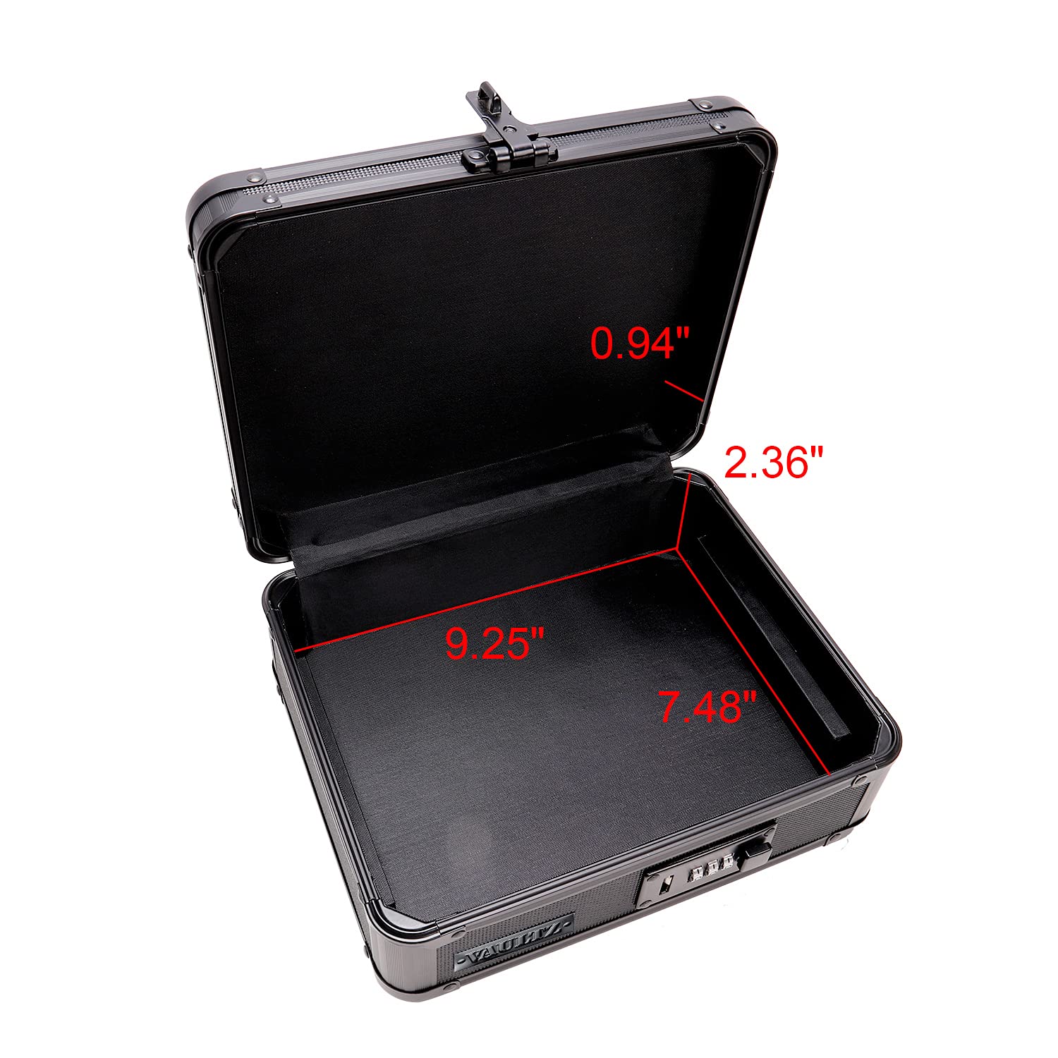 Buy Vaultz Locking Cash Box with Bill and Coin Tray, Combination Lock