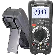 DORLAND 87v Digital Multimeter TRMS 6000 Count Auto-Ranging Industrial Explosion-Proof Zone1 Multi Tester AC/DC Voltage Current Resistance Capacitance Frequency Duty-Cycle Temperature Diode Continuity