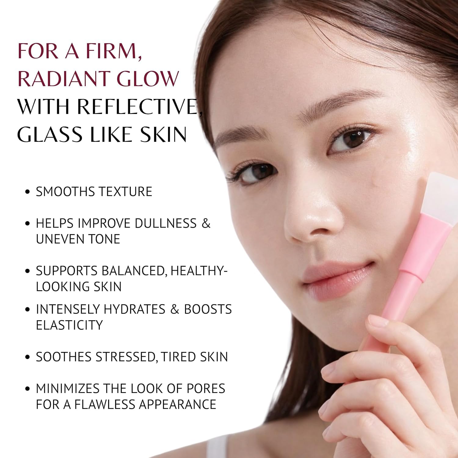 PLARECETA Overnight Collagen Peel Off Mask - Korean Glass Skin Face Mask - Improves Elasticity & Firmness – Hydrolyzed Collagen for Sagging & Dullness, Even Toning & Rapid Skin Repair 2.07 oz