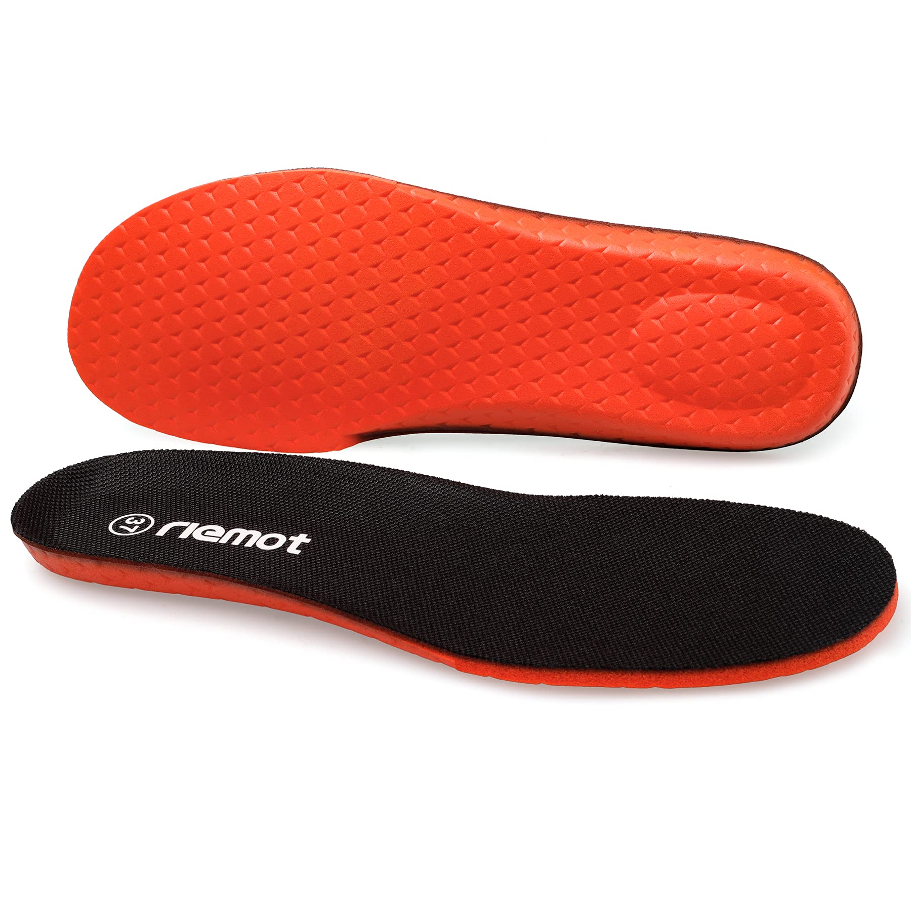 riemot Memory Foam Insoles for Men and Women - Replacement Shoe Inserts Comfort Cushioning for Sports Shoes, Trainers, Sneakers, Work Boots and Walking Shoes — view 7