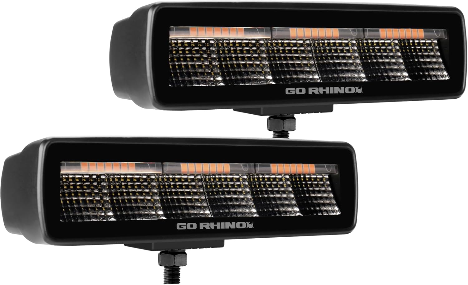 Go Rhino - 750300621SBF - Blackout Series Lights - Pair of SI