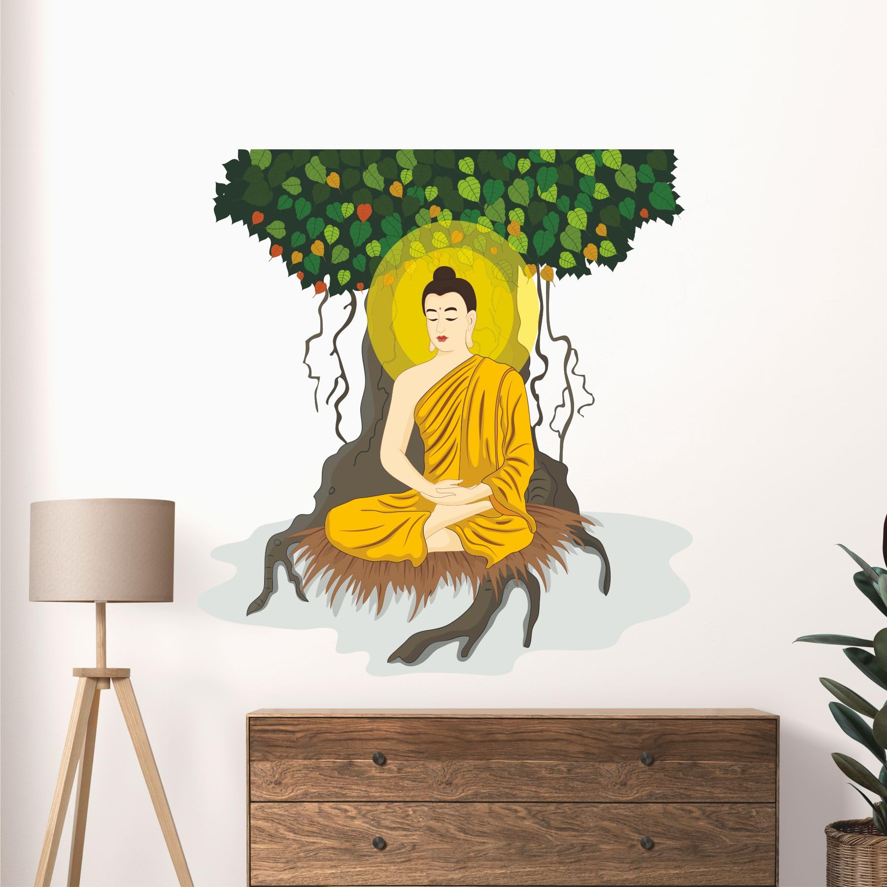 Wall Admire Gautam Buddha Wall Sticker and Mural for Wall Size -23X16 Inches (B0CTK22LH8) Amazon Price History, Amazon Price Tracker