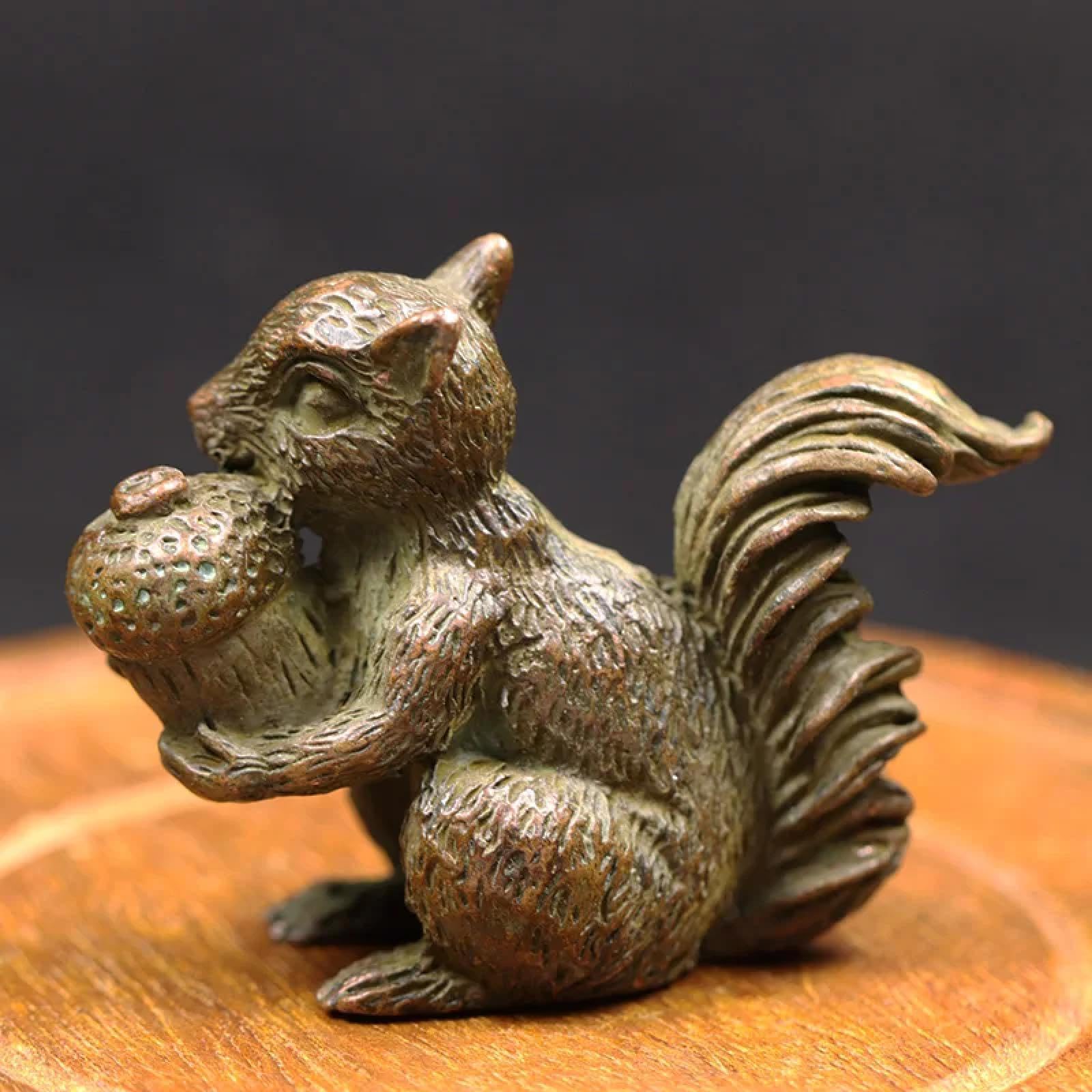 Lot De 8 Figurines écureuils Miniatures - En PVC, 4 Modèles - Pour Décoration Jardin, Terrarium, DIY