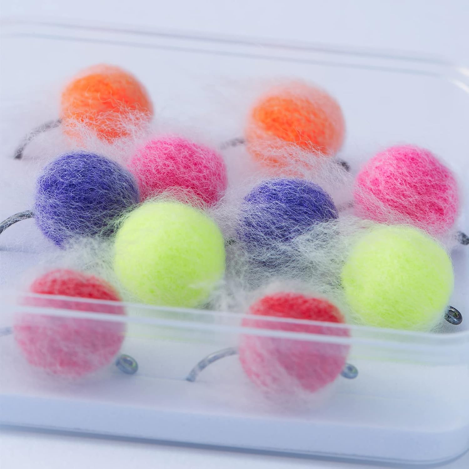 BASSDASH Fly Fishing Wet Flies Streamers Nuke Eggs for Trout Steelhead Salmon Fishing, Fly Lure Kit with Box image 4