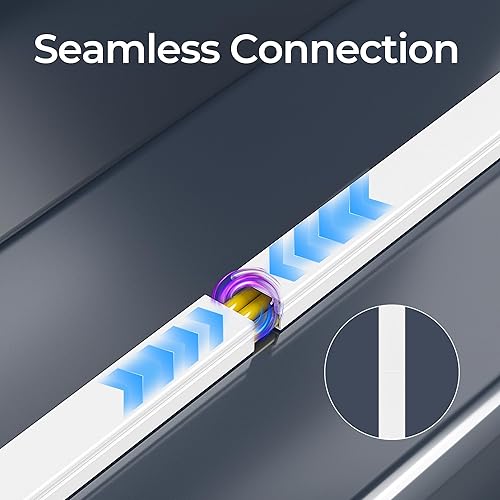 Miniatura 7 de Ocultador de cable de 56.7 pulgadas, cubiertas de alambre para 2-4 cables en la pared, cubiertas de cable de alta calidad para cables en la pared,