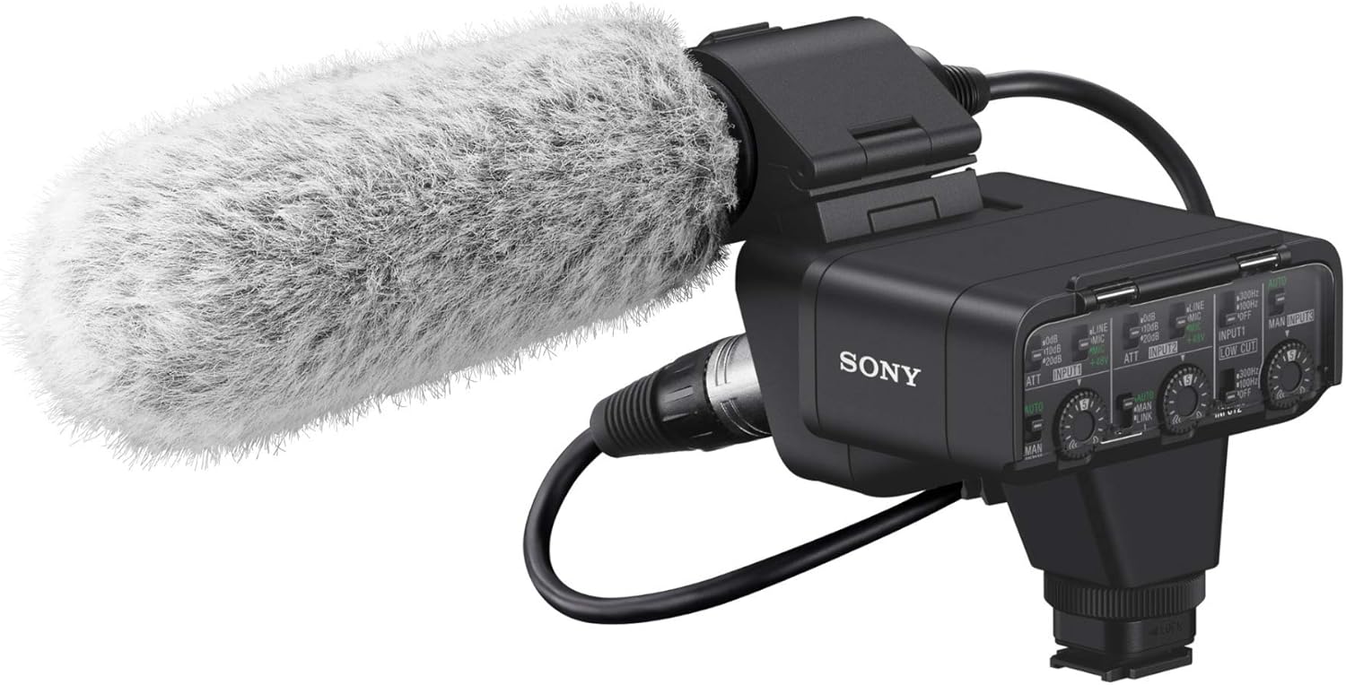 Sony Digital XLR Adaptor Kit with Microphone – XLR-K3M