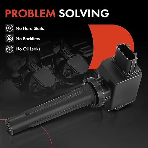 Miniatura 7 de A-Premium Paquete de bobinas de encendido compatible con Mazda 3 6 CX-3 CX-5 CX-9 MX-5 Miata 2012-2020 L4 2.0L 2.5L 4 PC Set