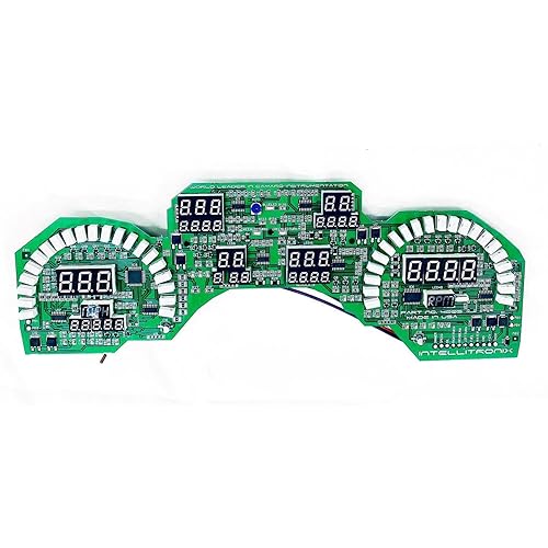 Miniatura 5 de Intellitronix DP4005T para Camaro 1991-1992 Panel de repuesto para tablero de salpicadero digital - LED verde azulado - Fabricado en Estados Unidos