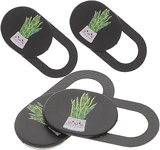 UKCOCO Slide 4pcs Potted Camera Cover PC Accessories Tablet Laptop Computer Laptop Webcam Cover Slide Laptop Camera Cover Slide Camera Covers for Laptops Web Camera Cover Abs