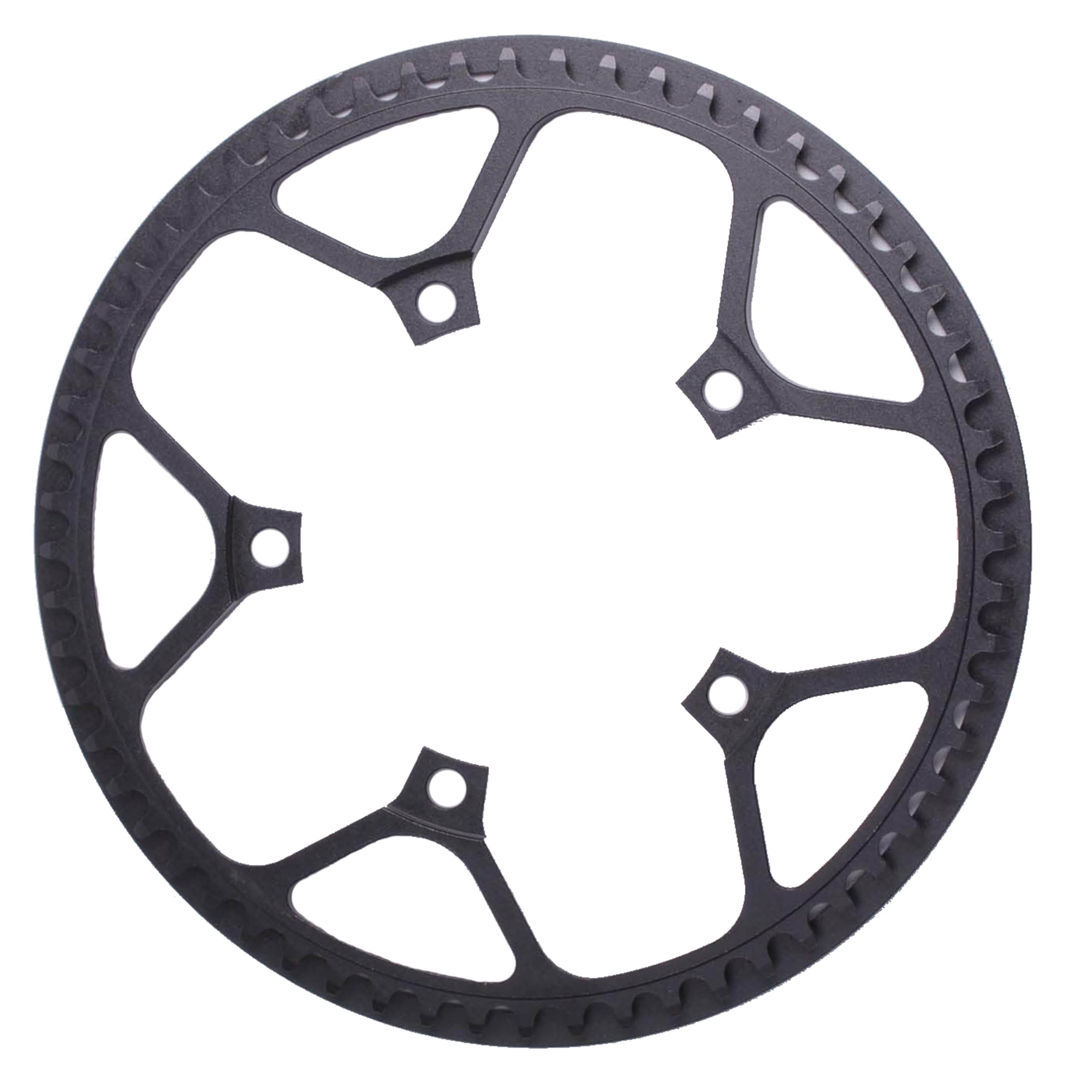 Universal Bike Chainring,52T/54T/56T/58T/60T BCD 130mm Bike Chainring with Chain Guard for 6 to 12 Speed MTB,EBike,Road Bike,City Bike,Folding Bike,Cargo