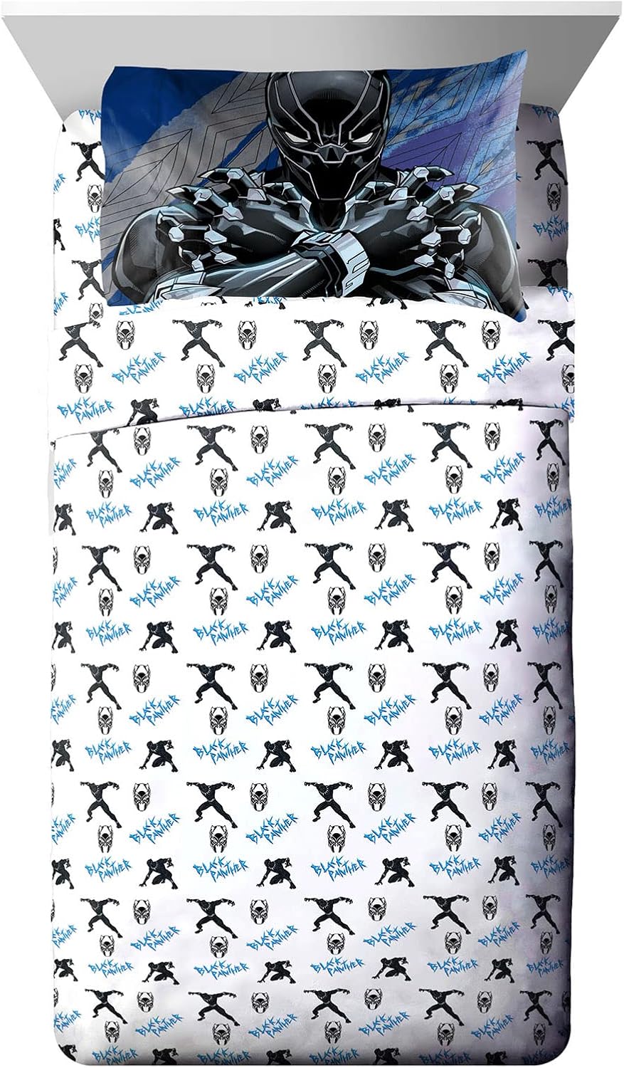 Marvel Black Panther Legend Twin Size Sheet Set 3 Piece