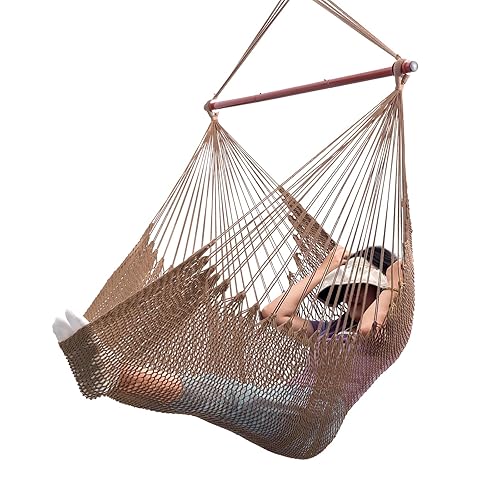 Large Hammock Chair,Caribbean Hammock Chair with Spreader Bar,Large Hammock Swing