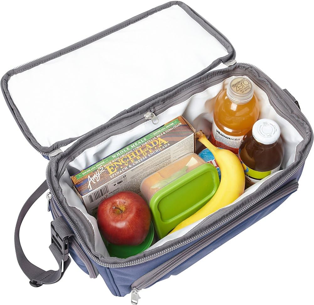 eBags Crew Cooler II Soft Sided Insulated Lunch Box - For Work, Travel & Weekends - (Blue Yonder)