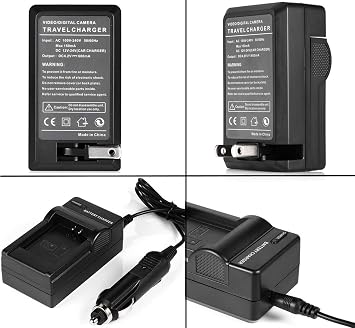 Battery Charger for Canon LEGRIA FS305, FS306, FS307, FS405, FS406 Camcorder